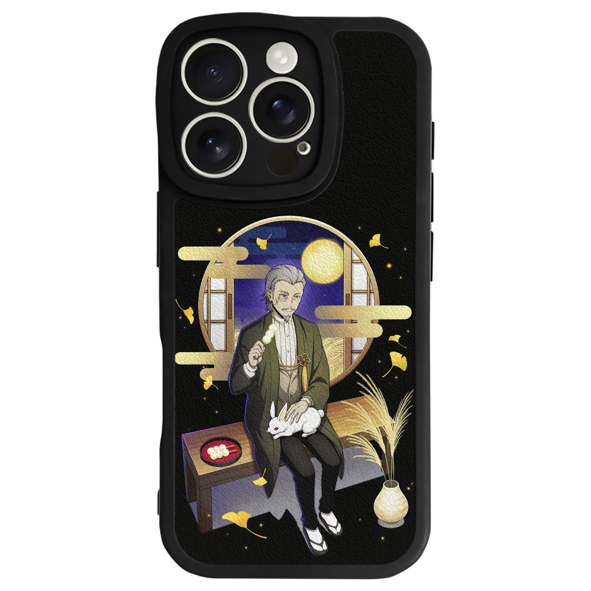 （画像用） 文豪ストレイドッグス Bungo Stray Dogs 【iPhone 16シリーズ対応】シリコンスマホケース（レザー調） 材質：シリコン